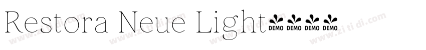 Restora Neue Light字体转换 Restora Neue Light字体转换